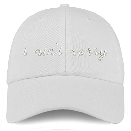 Trendy Apparel Shop Youth I Ain't Sorry Unstructured Cotton Baseball Cap