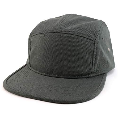 Trendy Apparel Shop XXL Oversized 5 Panel Cotton Bicycle Rider Cap