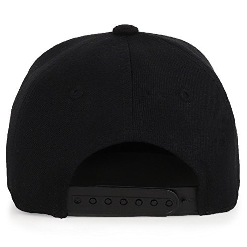 Trendy Apparel Shop Infant to Toddler Kid's Plain Structured Flatbill Snapback Cap
