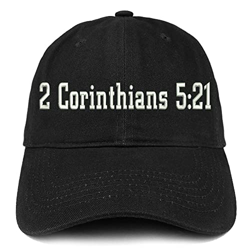 Trendy Apparel Shop 2 Corinthians 5:21 Low Profile Soft Cotton Baseball Cap