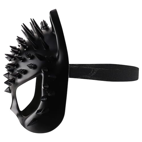 Trendy Apparel Shop Women's Steampunk Splike Cat Half Mask Costume Accessory