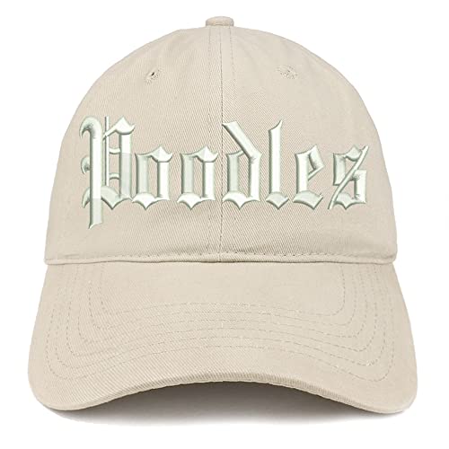 Trendy Apparel Shop Old English Poodles Low Profile Soft Cotton Baseball Cap