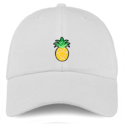 Trendy Apparel Shop Pineapple Patch Youth Small Fit Unstructured Cotton Baseball Cap