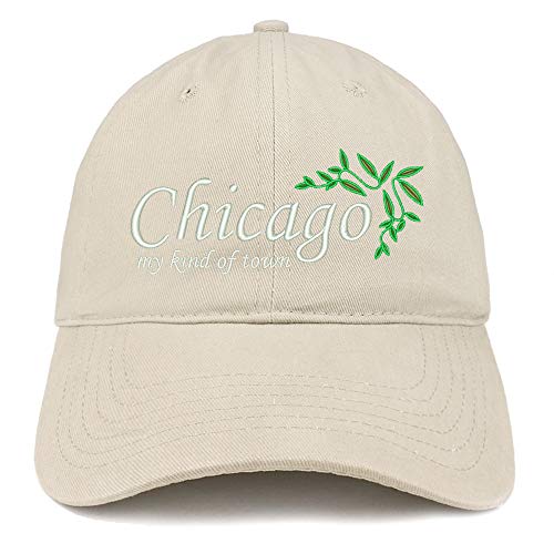 Trendy Apparel Shop Chicago Embroidered 100% Cotton Adjustable Cap Dad Hat