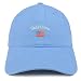 Trendy Apparel Shop Oklahoma USA Flag Low Profile Soft Cotton Baseball Cap