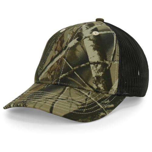 Trendy Apparel Shop Hunting Camouflage Adjustable Mesh Back Tucker Cap