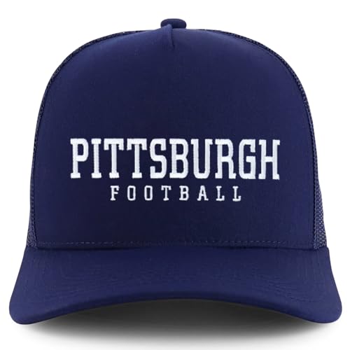Trendy Apparel Shop Pittsburgh Embroidered 5 Panel Snapback Trucker Cap