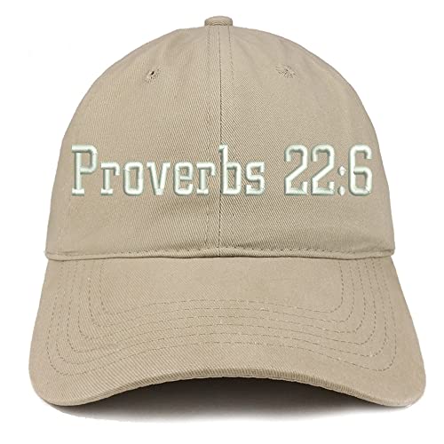 Trendy Apparel Shop Proverbs 22: 6 Low Profile Soft Cotton Baseball Cap