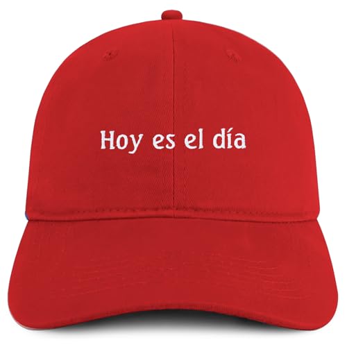 Trendy Apparel Shop Hoy ES el Dia Embroidered Cotton Low Profile Dad Hat