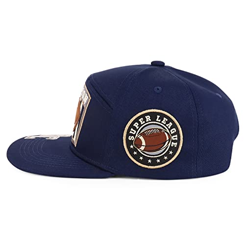 Trendy Apparel Shop Super League Champion Embroidered Flatbill Snapback Cap