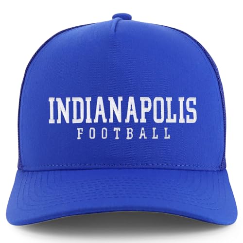 Trendy Apparel Shop Indianapolis Embroidered 5 Panel Snapback Trucker Cap