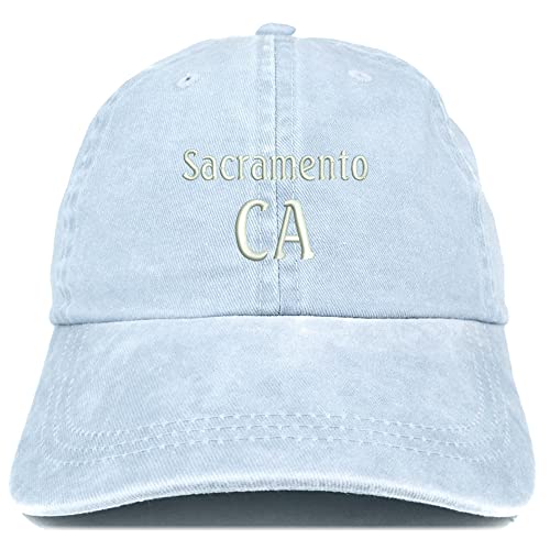 Trendy Apparel Shop Sacramento CA Embroidered Pigment Dyed Washed Baseball Cap