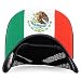 Trendy Apparel Shop 5 Panel Structured Trucker Cap with Mexico Flag Design Undervisor