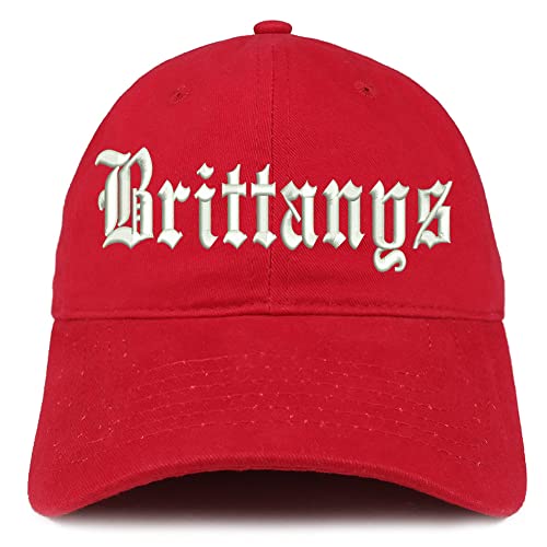 Trendy Apparel Shop Old English Brittanys Low Profile Soft Cotton Baseball Cap