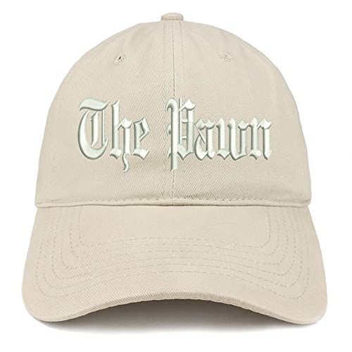 Trendy Apparel Shop The Pawn Old English Low Profile Soft Cotton Baseball Cap