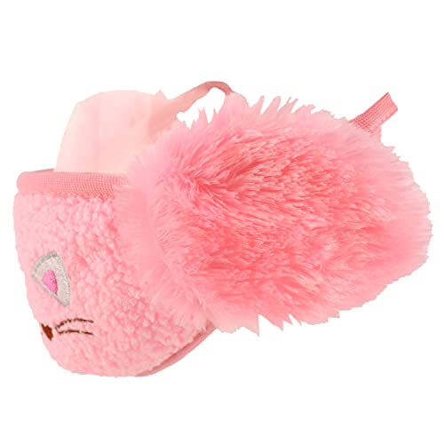 Trendy Apparel Shop Kids Winter Animal Face Breathable Cat Mask & Earmuffs