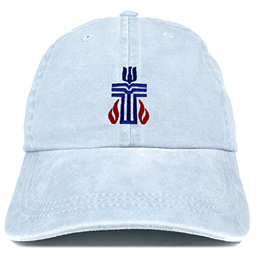 Trendy Apparel Shop Presbyterian Church Embroidered Pigment Dyed Washed Baseball Cap