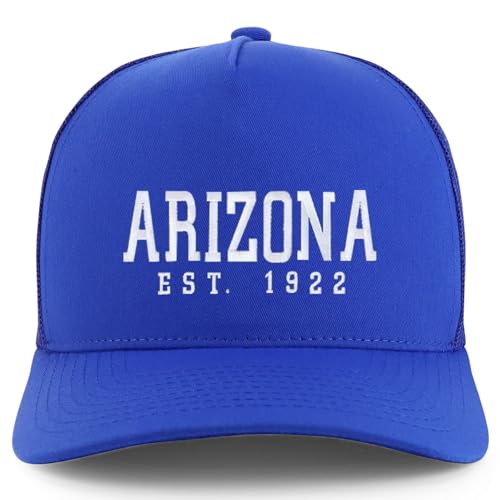 Trendy Apparel Shop Arizona Est.1922 Embroidered 5 Panel Snapback Trucker Cap