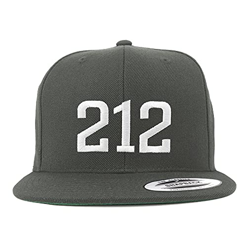 Trendy Apparel Shop New York City 212 Old English Embroidered Flatbill Snapback