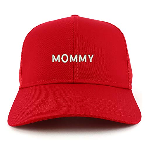 Trendy Apparel Shop Mommy Embroidered Structured High Profile Trucker Cap
