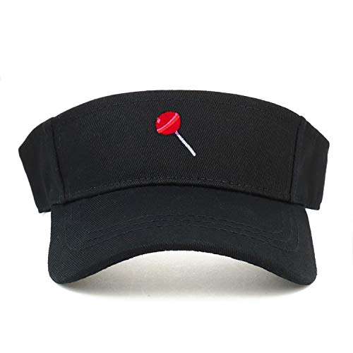 Trendy Apparel Shop Lollipop Patch Cotton Infant Summer Visor Cap