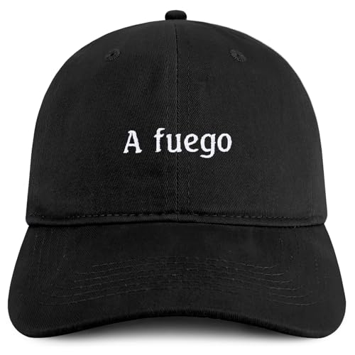 Trendy Apparel Shop A Fuego Embroidered Cotton Low Profile Dad Hat