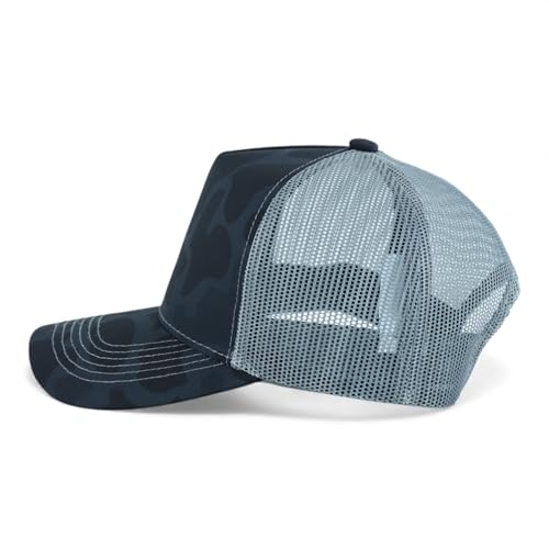 Trendy Apparel Shop 5 Panel Structured Crown Curved Bill Trucker Cap