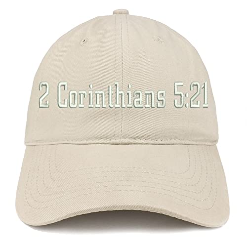 Trendy Apparel Shop 2 Corinthians 5:21 Low Profile Soft Cotton Baseball Cap