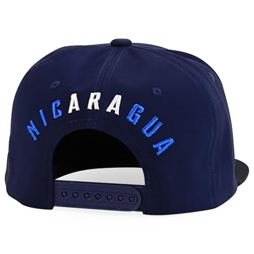 Trendy Apparel Shop Central America States Embroidered Flatbill Snapback Cap