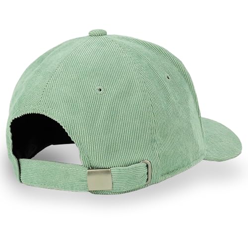 Trendy Apparel Shop Polyester Corduroy Structured Baseball Cap Dad Hat