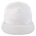 Trendy Apparel Shop Structured High Crown 5 Panel Round Flat Bill Trucker Cap