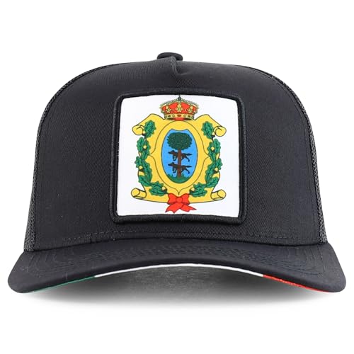 Trendy Apparel Shop Flag of Mexico State 5 Panel Mesh Back Snapback Cap