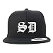 Trendy Apparel Shop South Dakota SD Old English Embroidered Flatbill Snapback