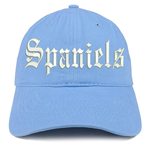 Trendy Apparel Shop Old English Spaniels Low Profile Soft Cotton Baseball Cap