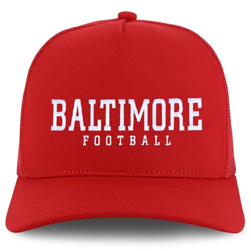 Trendy Apparel Shop Baltimore Embroidered 5 Panel Snapback Trucker Cap