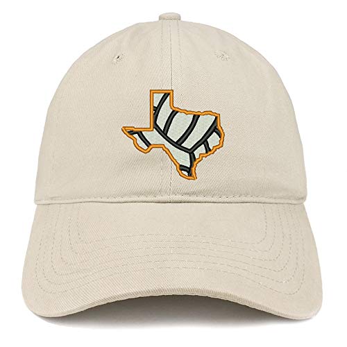 Trendy Apparel Shop Texas Volleyball Embroidered Brushed Cotton Cap