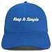 Trendy Apparel Shop Keep It Simple Embroidered Cotton Unstructured Low Profile Dad Hat