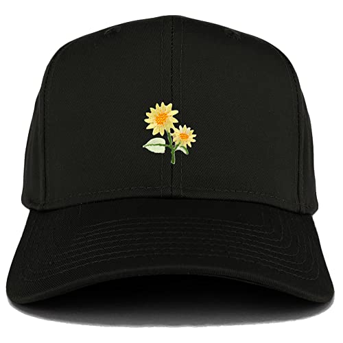 Trendy Apparel Shop Sunflower Patch Strutured Baseball Cap