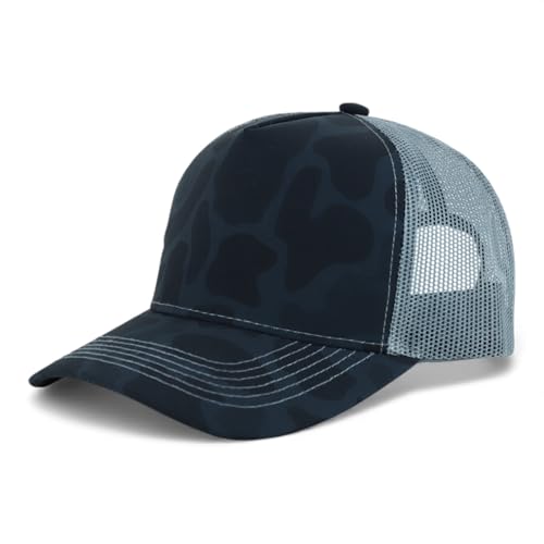 Trendy Apparel Shop 5 Panel Structured Crown Curved Bill Trucker Cap