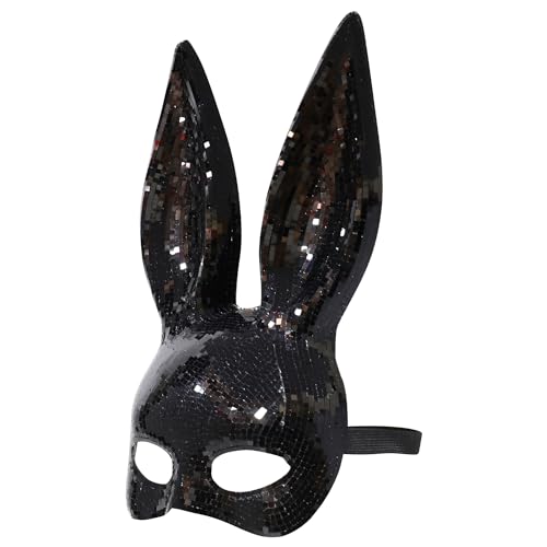 Trendy Apparel Shop Women's Bunny Half Mask Costume Accessory