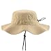 Trendy Apparel Shop Outdoor Large Brim Micro Mesh Performance Boonie Bucket Hat with Strap