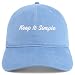 Trendy Apparel Shop Keep It Simple Embroidered Cotton Unstructured Low Profile Dad Hat