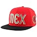 Trendy Apparel Shop Mexico Eagle Embroidered Laser Punching Mesh Back Flatbill Snapback Cap