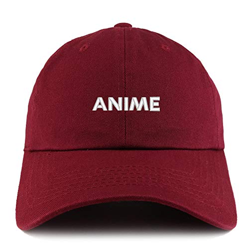 Trendy Apparel Shop Anime Solid Adjustable Unstructured Dad Hat