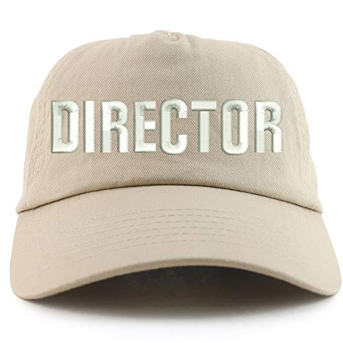 Trendy Apparel Shop Director Embroidered 5 Panel Unstructured Soft Crown Baseball Cap