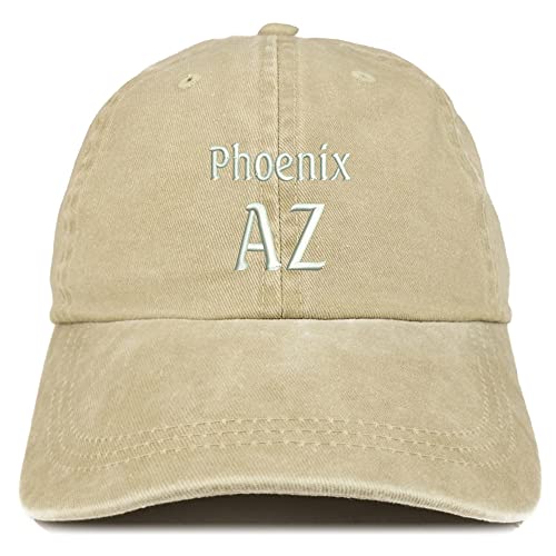 Trendy Apparel Shop Phoenix AZ Embroidered Pigment Dyed Washed Baseball Cap