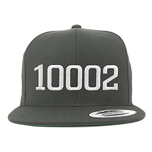Trendy Apparel Shop 10002 New York Old English Embroidered Flatbill Snapback
