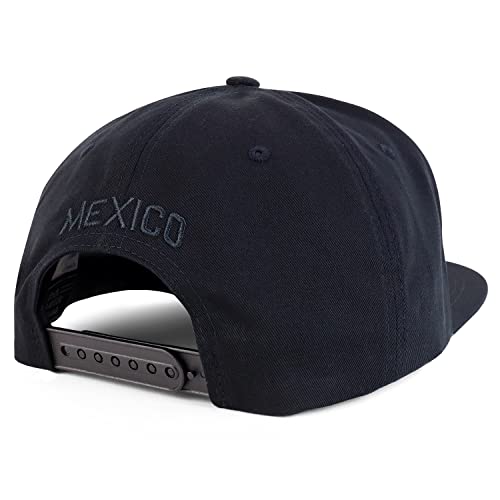 Hecho En Mexico Eagle 3D Embroidered Flat Bill Snapback Cap