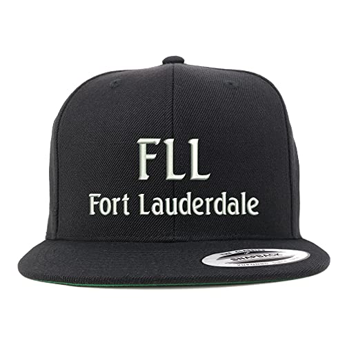 Trendy Apparel Shop FLL Fort Lauderdale Embroidered Flatbill Snapback