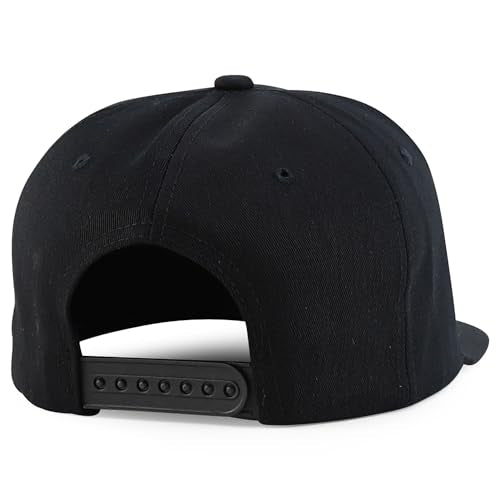 Trendy Apparel Shop Mexico States with Eagle Embroidered Flatbill Snapback Cap